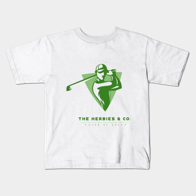 The Herbies golf club Kids T-Shirt by Whatastory